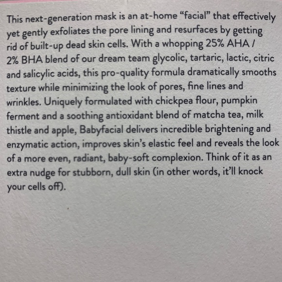 Drunk Elephant 🐘 Sukari Babyfacial 50ml - Picture 5 of 8
